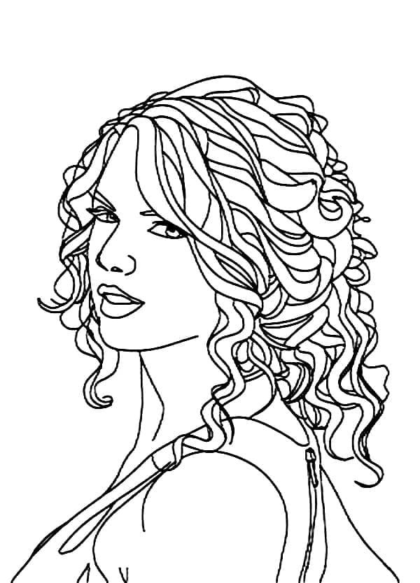 190+ Taylor Swift Coloring Pages Easy Printable 153