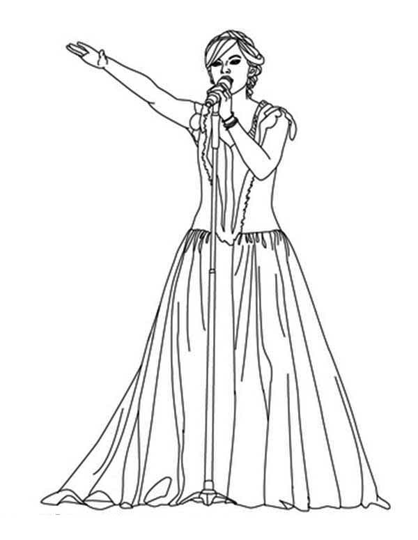 190+ Taylor Swift Coloring Pages Easy Printable 176