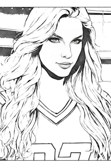 190+ Taylor Swift Coloring Pages Easy Printable 25