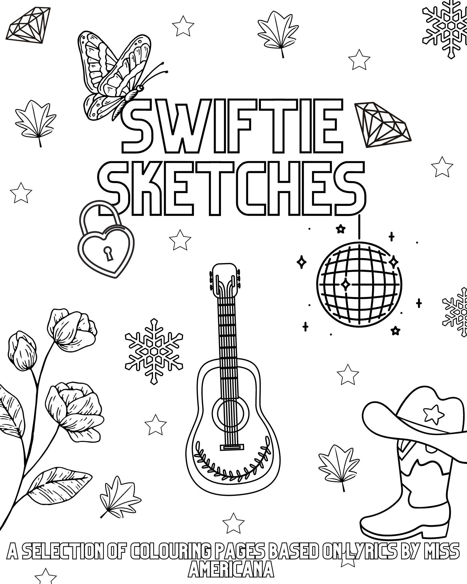 190+ Taylor Swift Coloring Pages Easy Printable 33