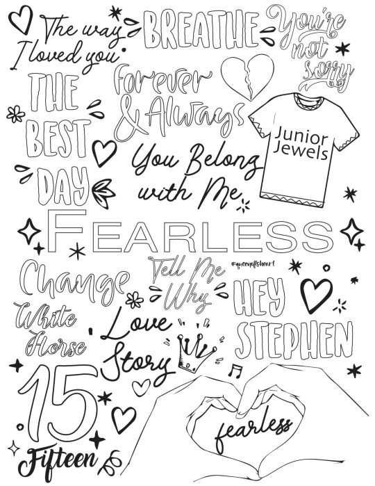 190+ Taylor Swift Coloring Pages Easy Printable 47