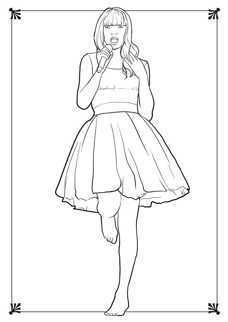 190+ Taylor Swift Coloring Pages Easy Printable 56