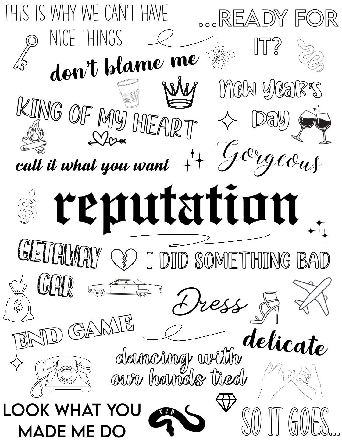 190+ Taylor Swift Coloring Pages Easy Printable 64