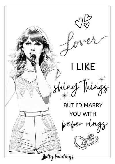 190+ Taylor Swift Coloring Pages Easy Printable 67