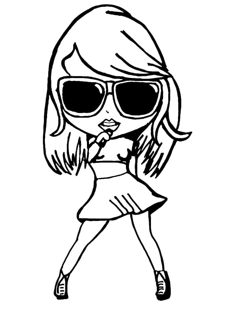 190+ Taylor Swift Coloring Pages Easy Printable 72