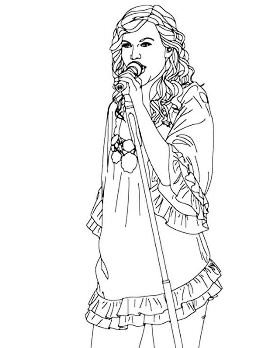 190+ Taylor Swift Coloring Pages Easy Printable 79