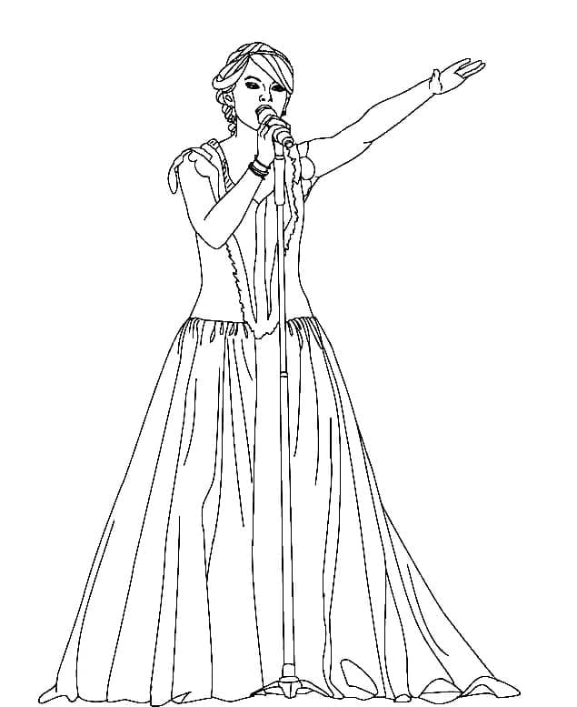 190+ Taylor Swift Coloring Pages Easy Printable 86