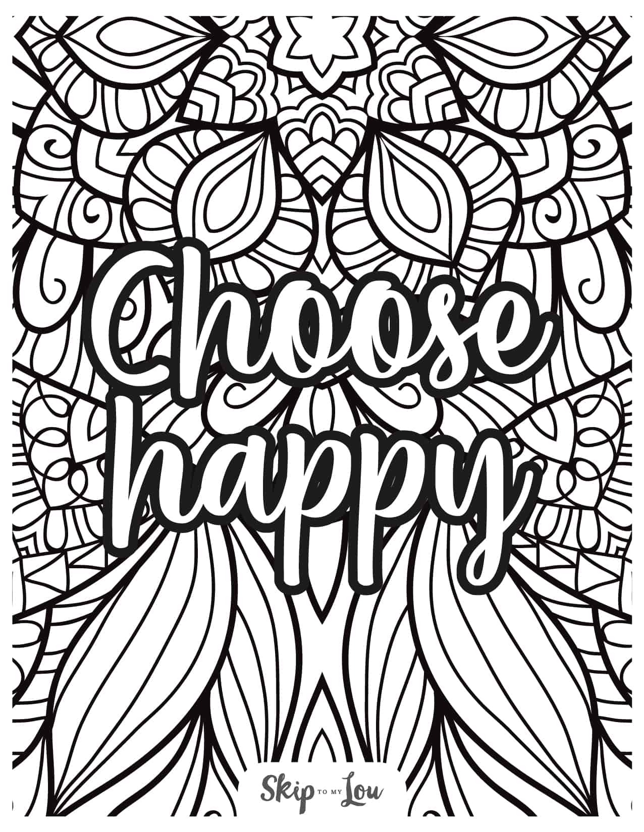 192+ Printable Popular Stress Relief Coloring Pages for Adults 106