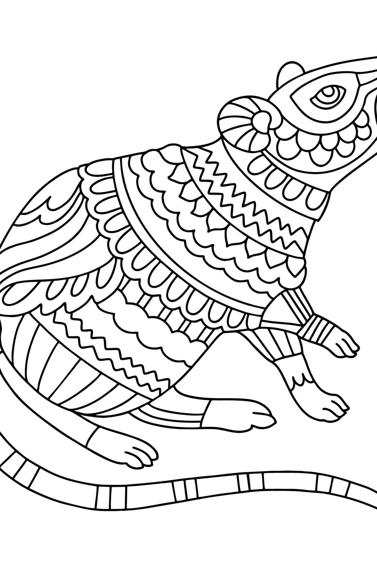 192+ Printable Popular Stress Relief Coloring Pages for Adults 117