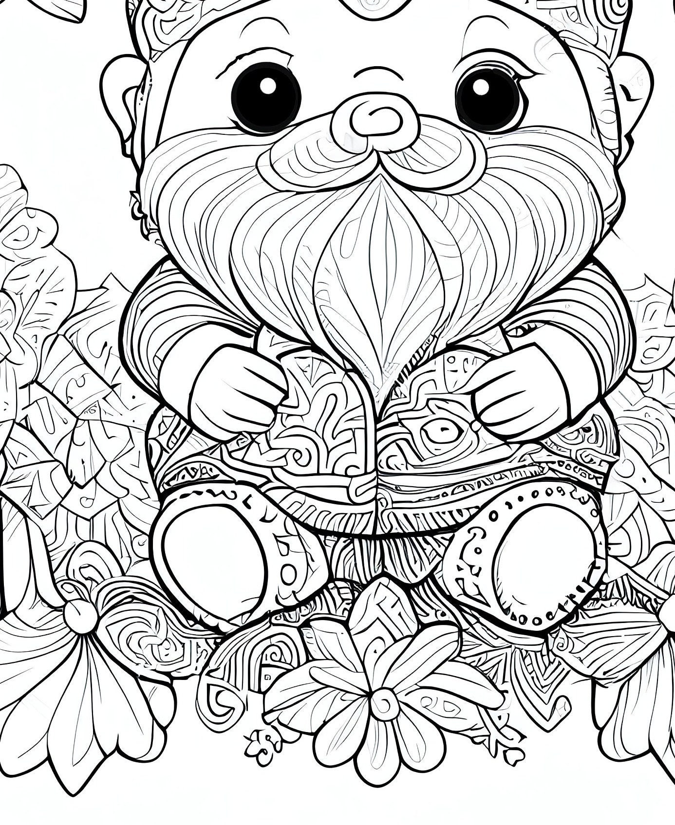 192+ Printable Popular Stress Relief Coloring Pages for Adults 125