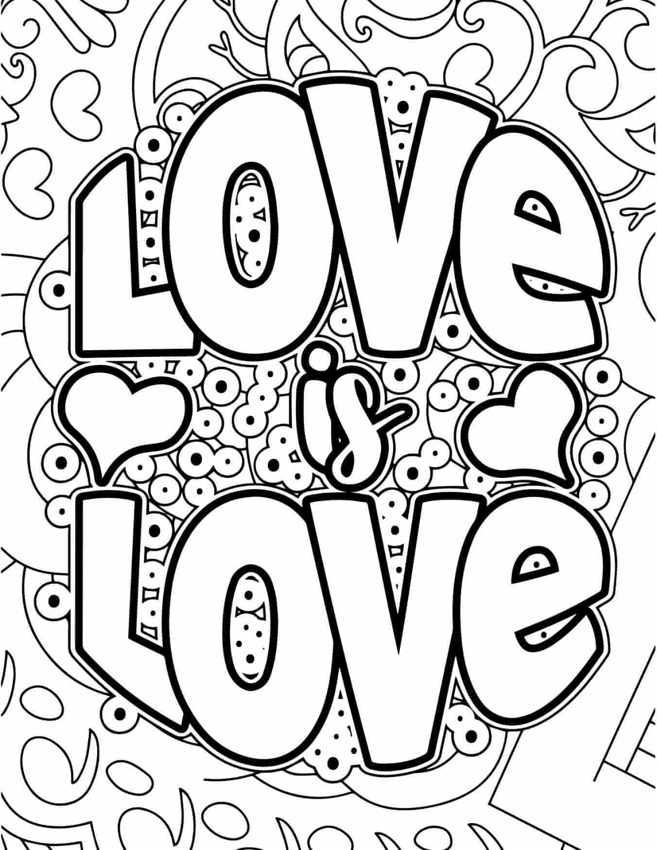 192+ Printable Popular Stress Relief Coloring Pages for Adults 128