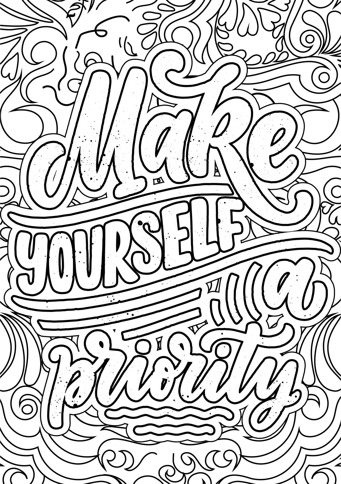 192+ Printable Popular Stress Relief Coloring Pages for Adults 130