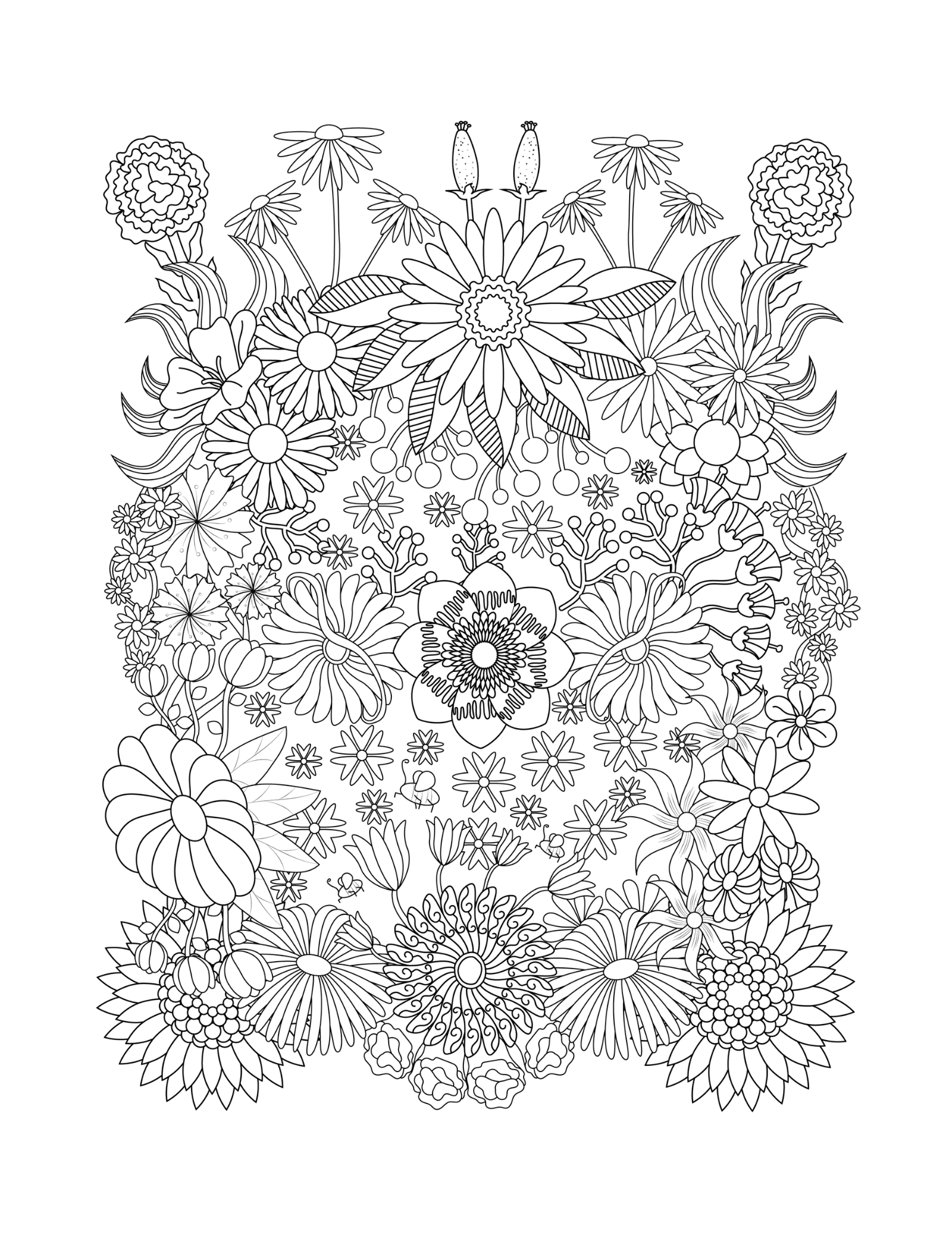 192+ Printable Popular Stress Relief Coloring Pages for Adults 145