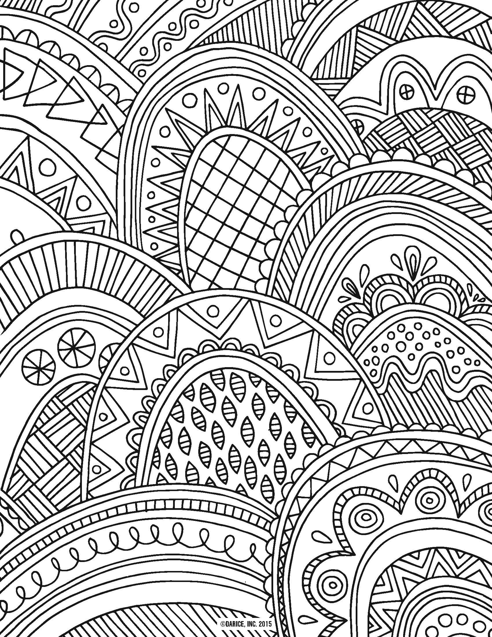 192+ Printable Popular Stress Relief Coloring Pages for Adults 154