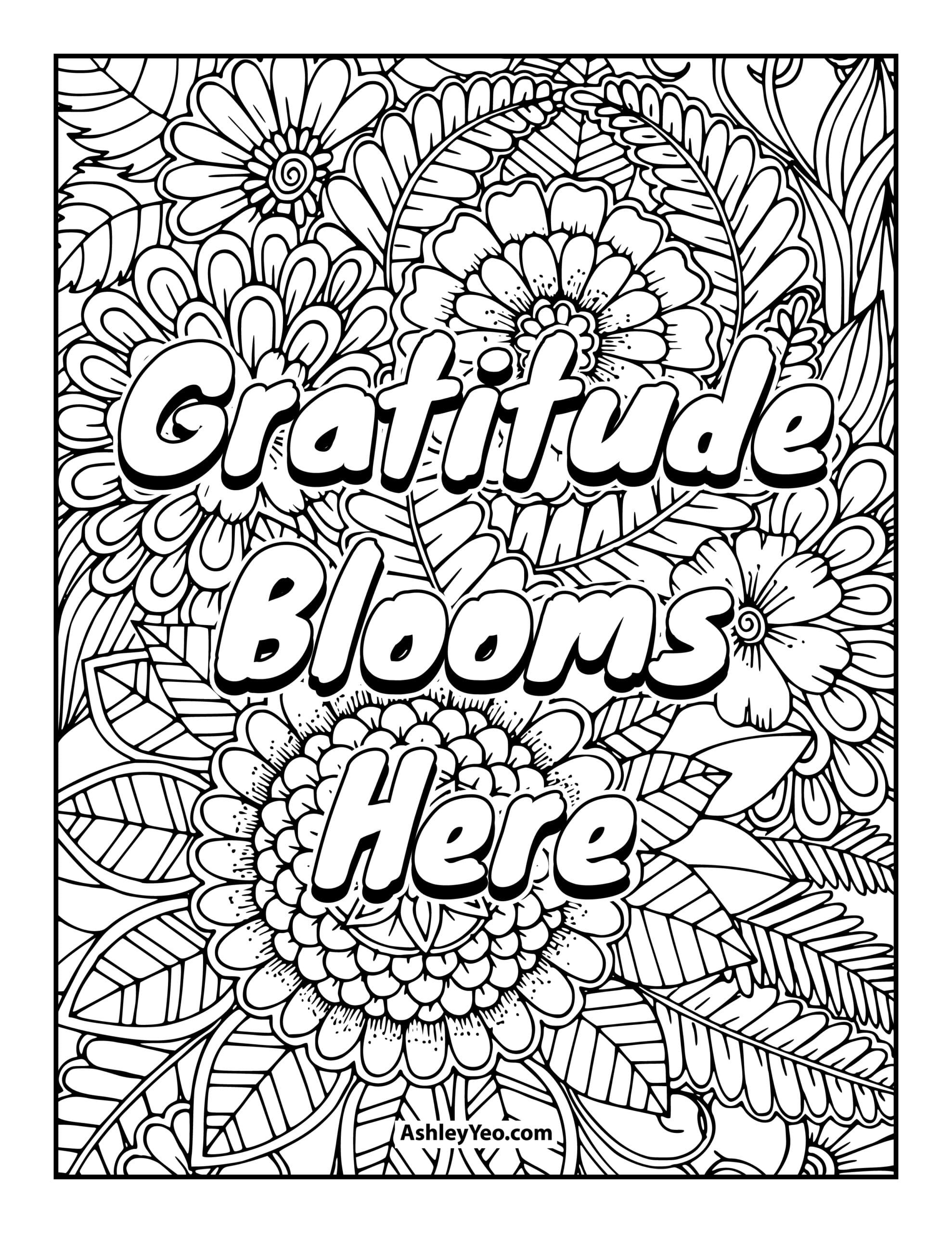 192+ Printable Popular Stress Relief Coloring Pages for Adults 175