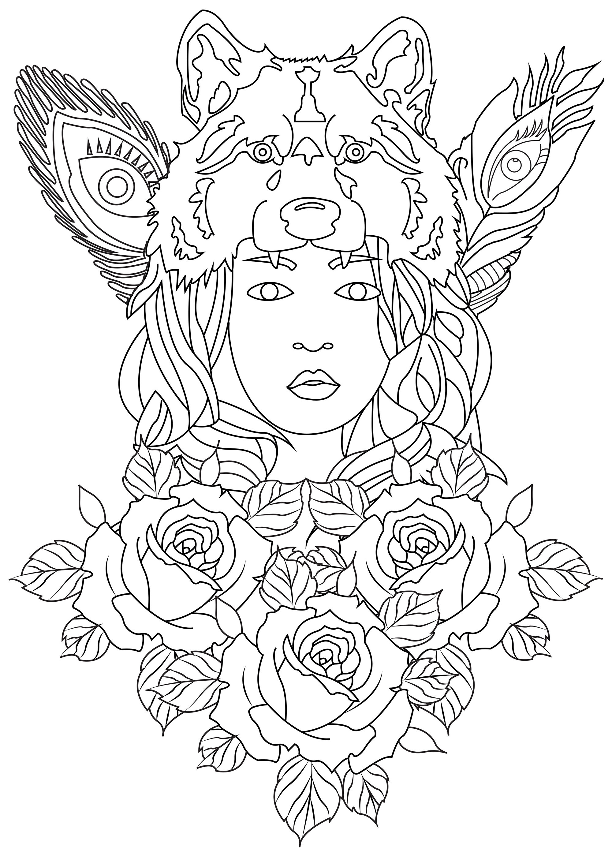 192+ Printable Popular Stress Relief Coloring Pages for Adults 179