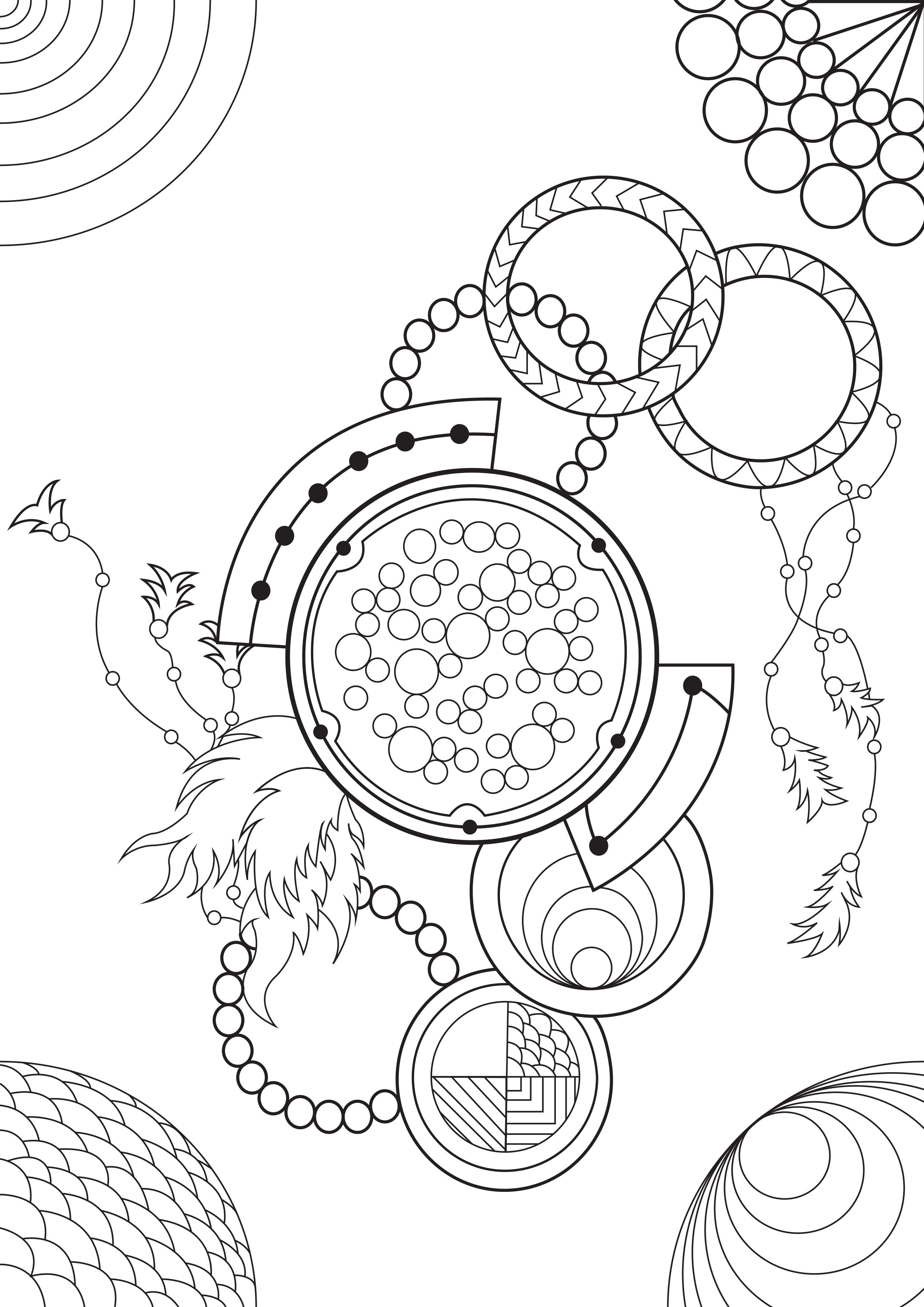 192+ Printable Popular Stress Relief Coloring Pages for Adults 190