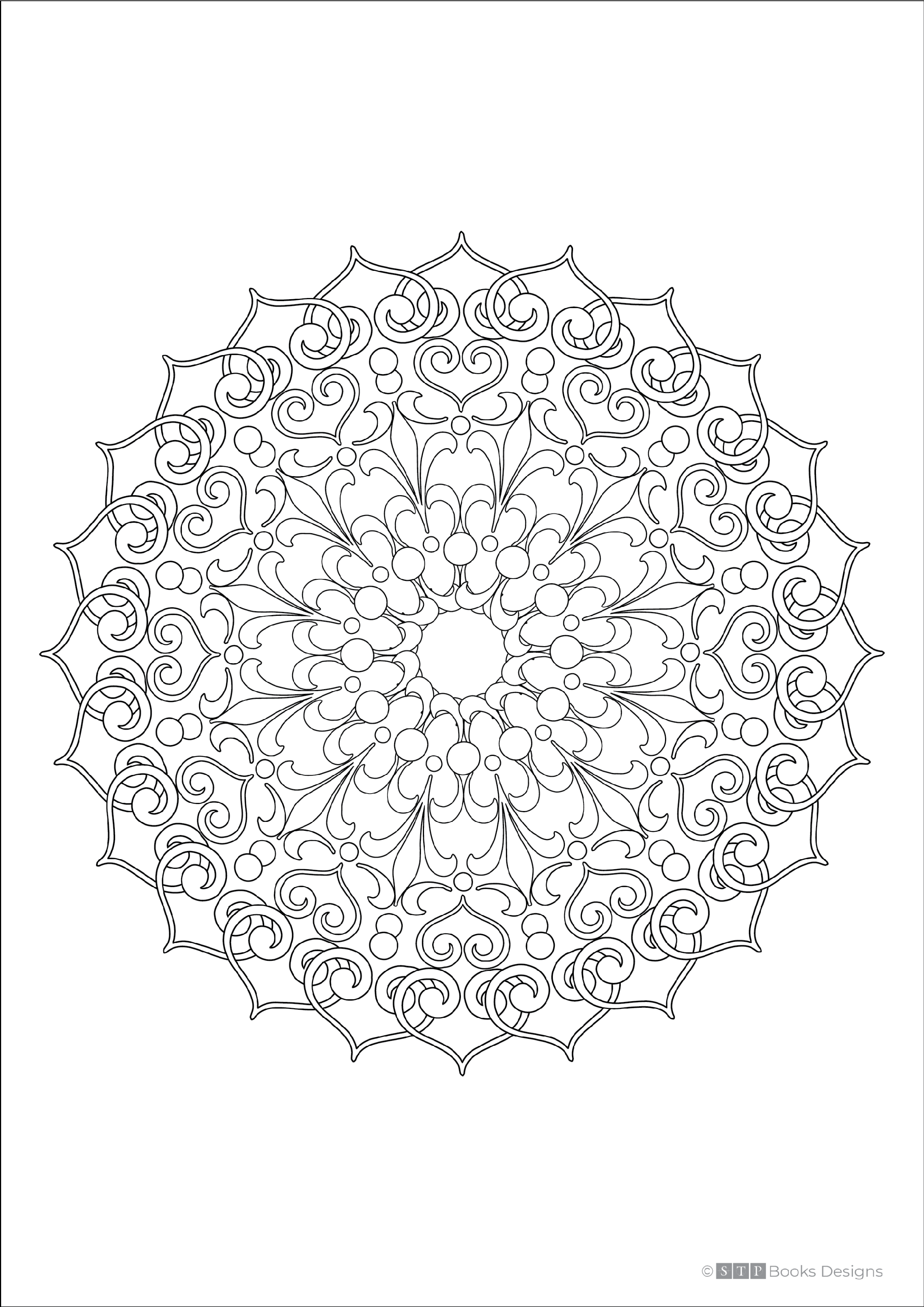 192+ Printable Popular Stress Relief Coloring Pages for Adults 193