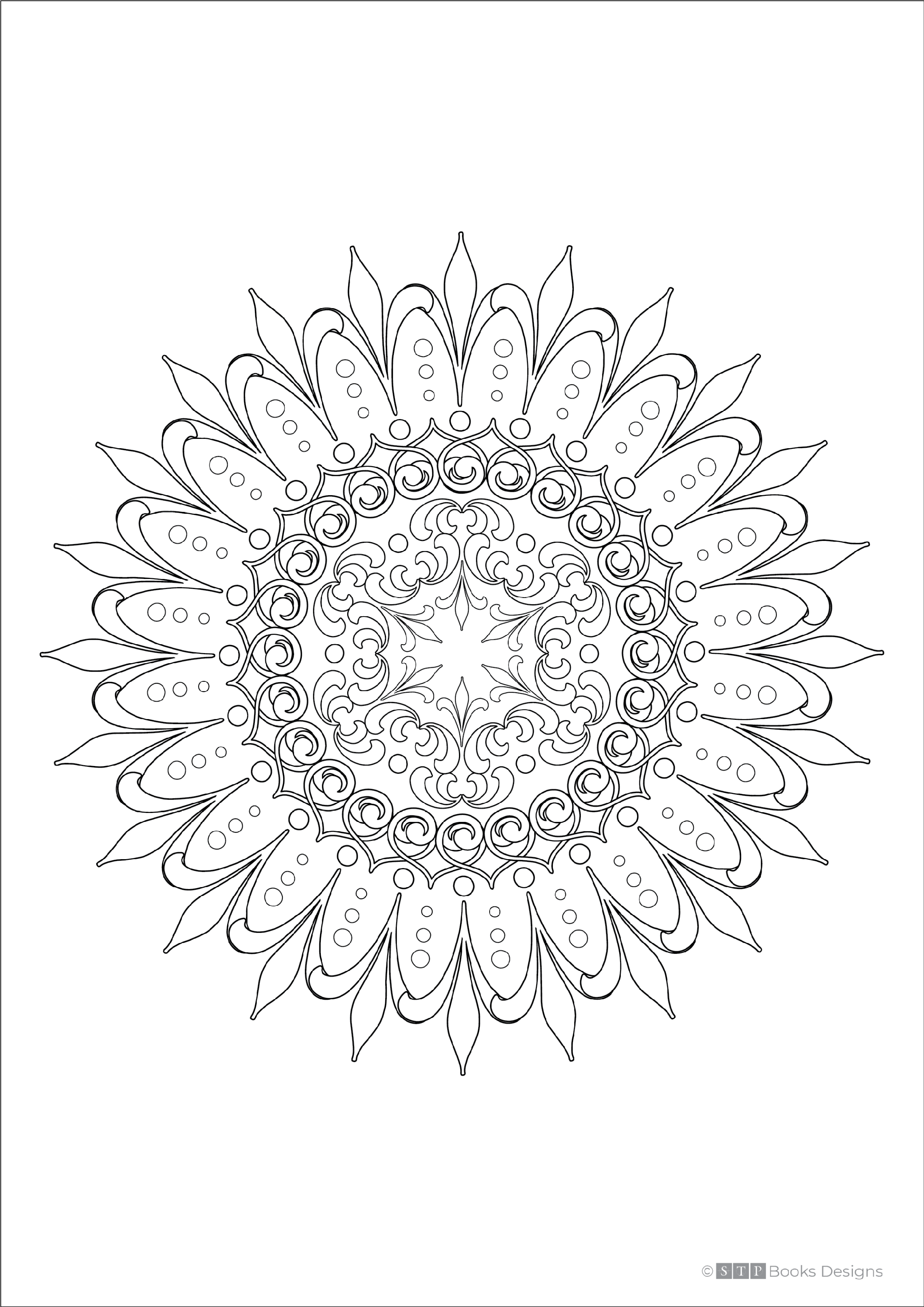 192+ Printable Popular Stress Relief Coloring Pages for Adults 194