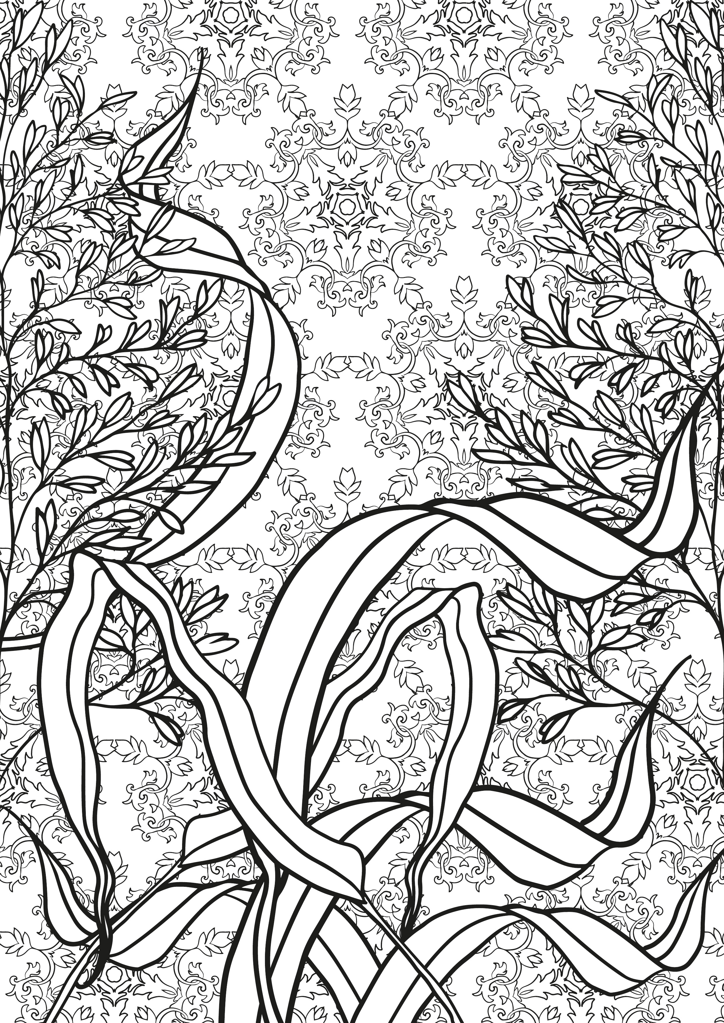 192+ Printable Popular Stress Relief Coloring Pages for Adults 196