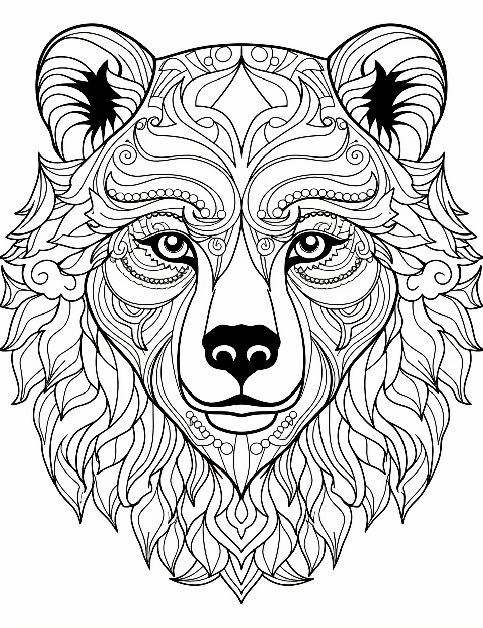 192+ Printable Popular Stress Relief Coloring Pages for Adults 39