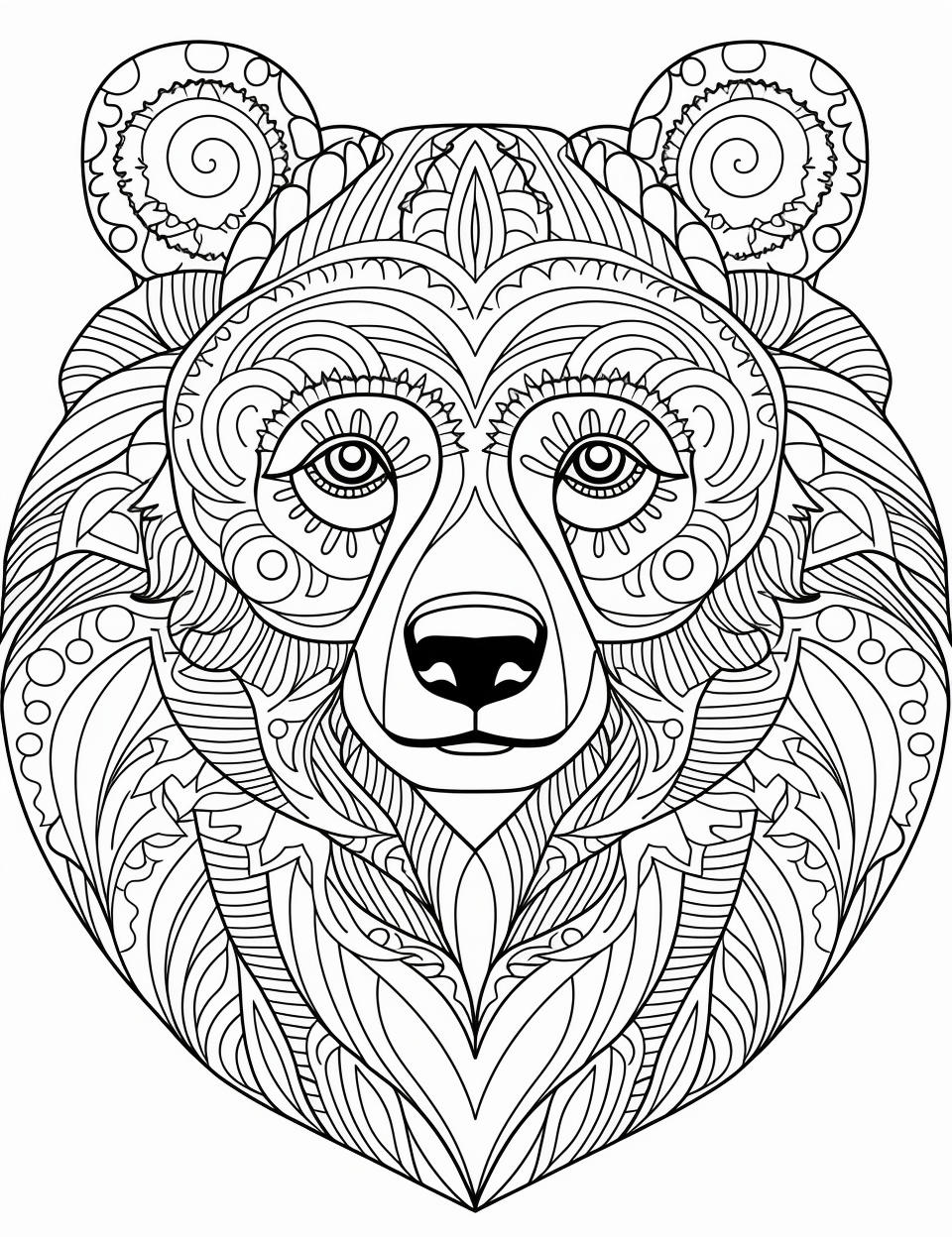 192+ Printable Popular Stress Relief Coloring Pages for Adults 40