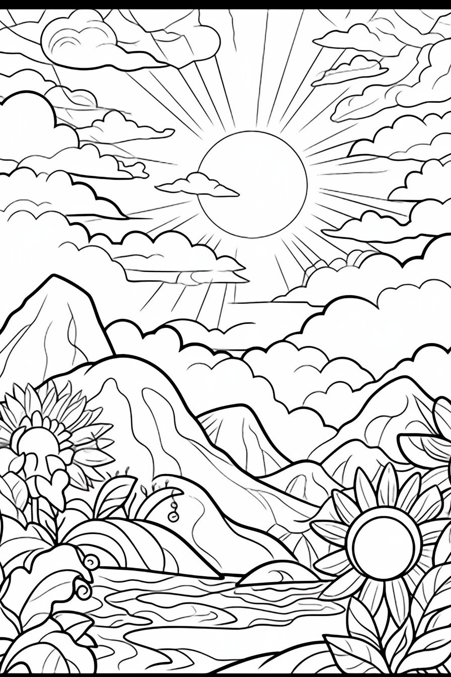 192+ Printable Popular Stress Relief Coloring Pages for Adults 43