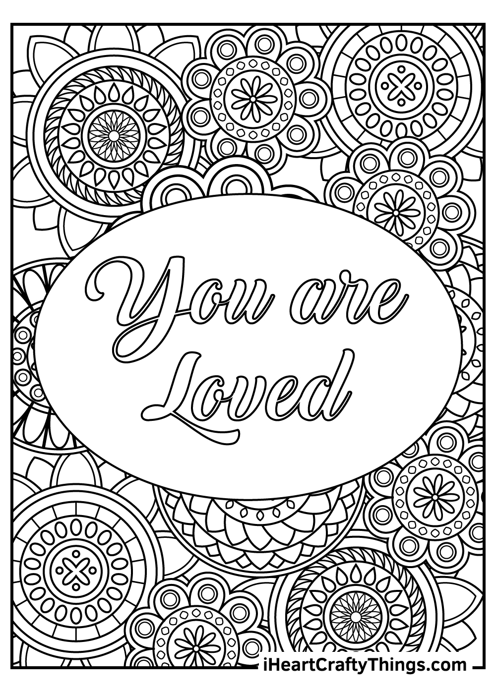 192+ Printable Popular Stress Relief Coloring Pages for Adults 53