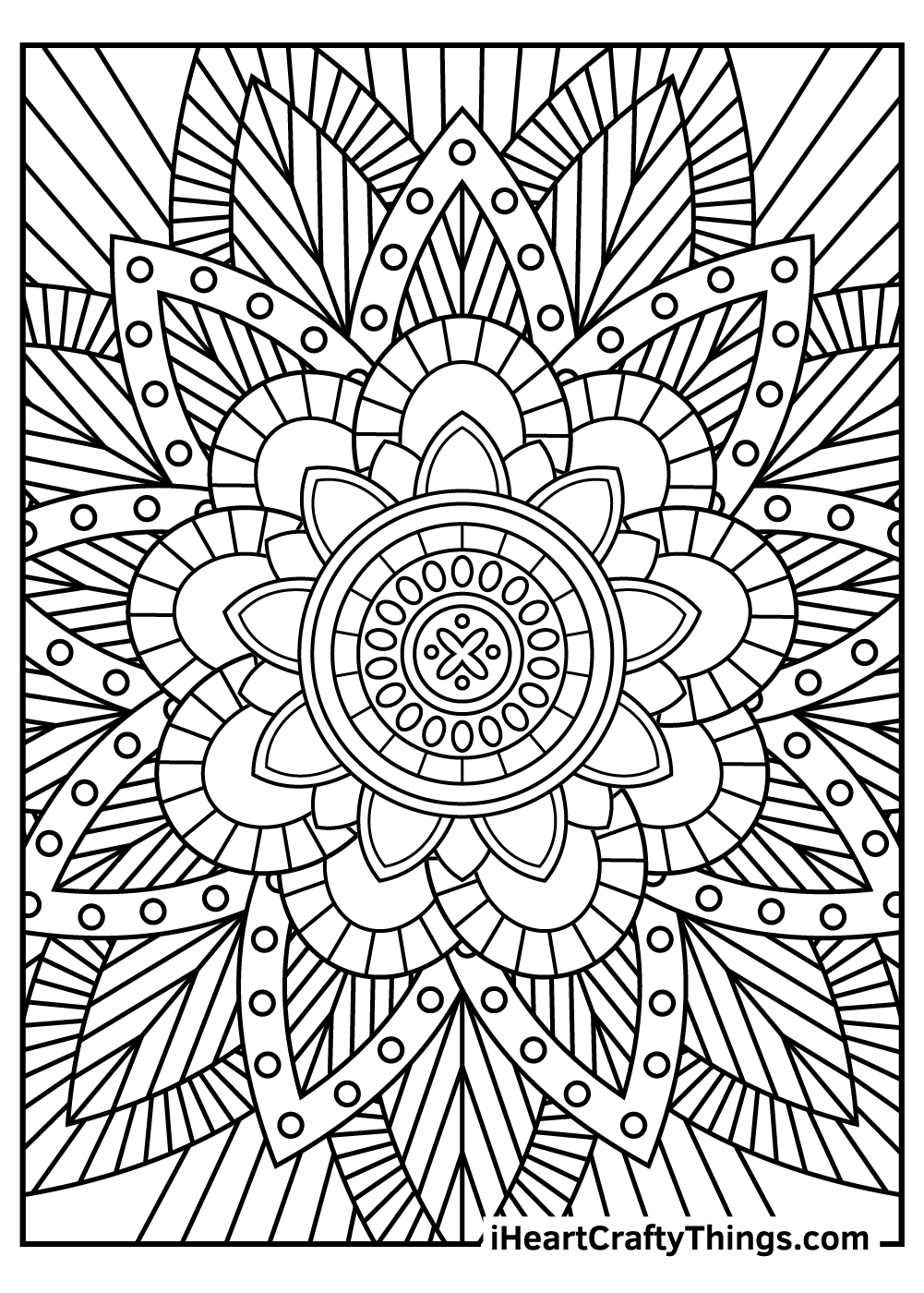 192+ Printable Popular Stress Relief Coloring Pages for Adults 55