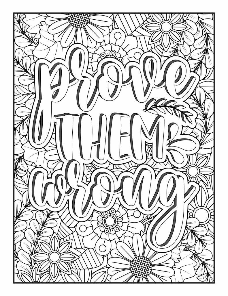 192+ Printable Popular Stress Relief Coloring Pages for Adults 6