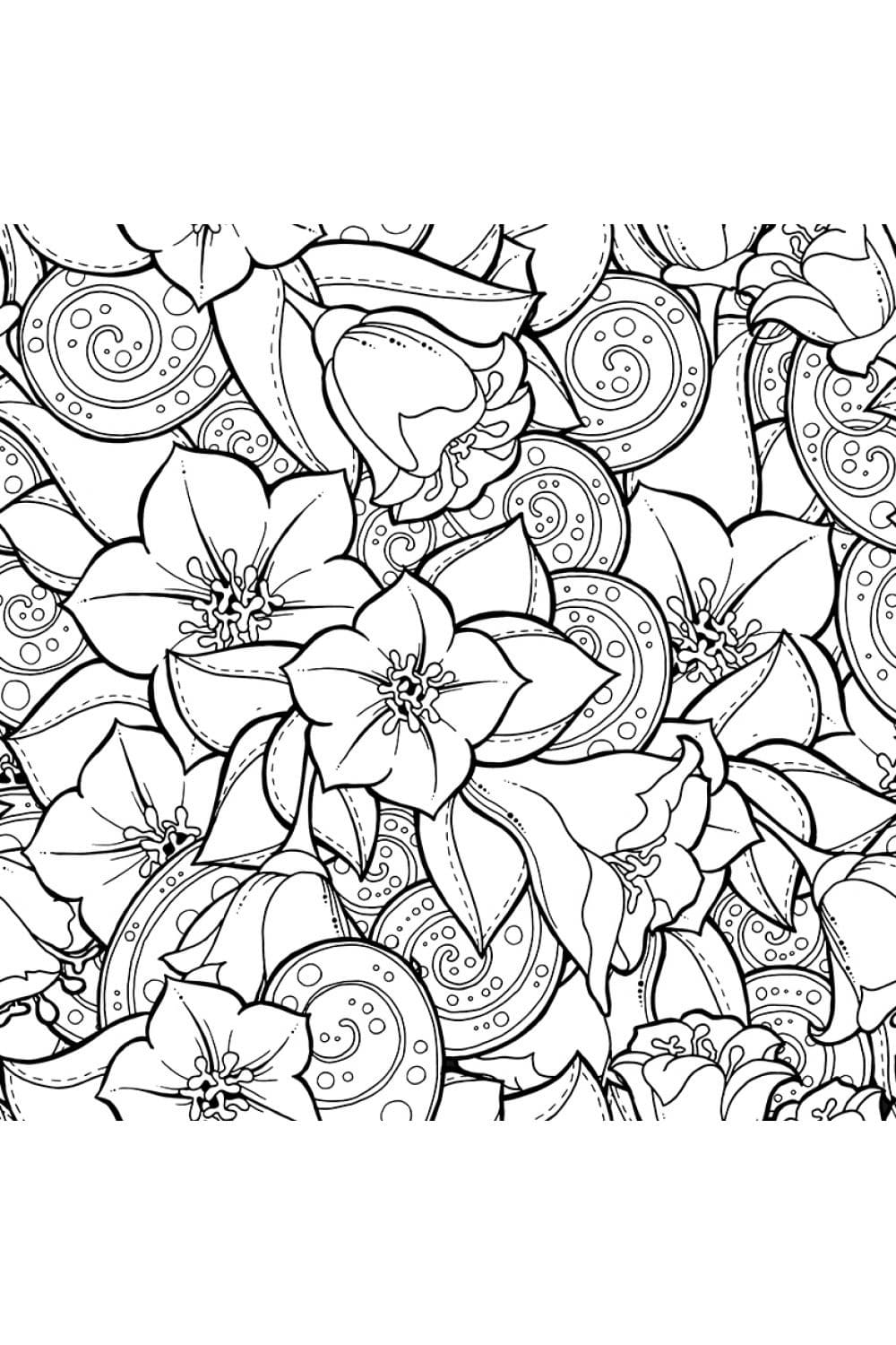 192+ Printable Popular Stress Relief Coloring Pages for Adults 60