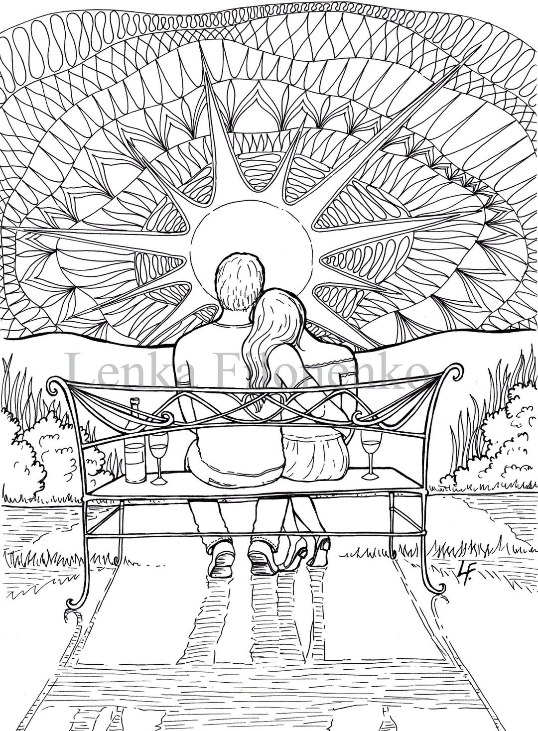 192+ Printable Popular Stress Relief Coloring Pages for Adults 73