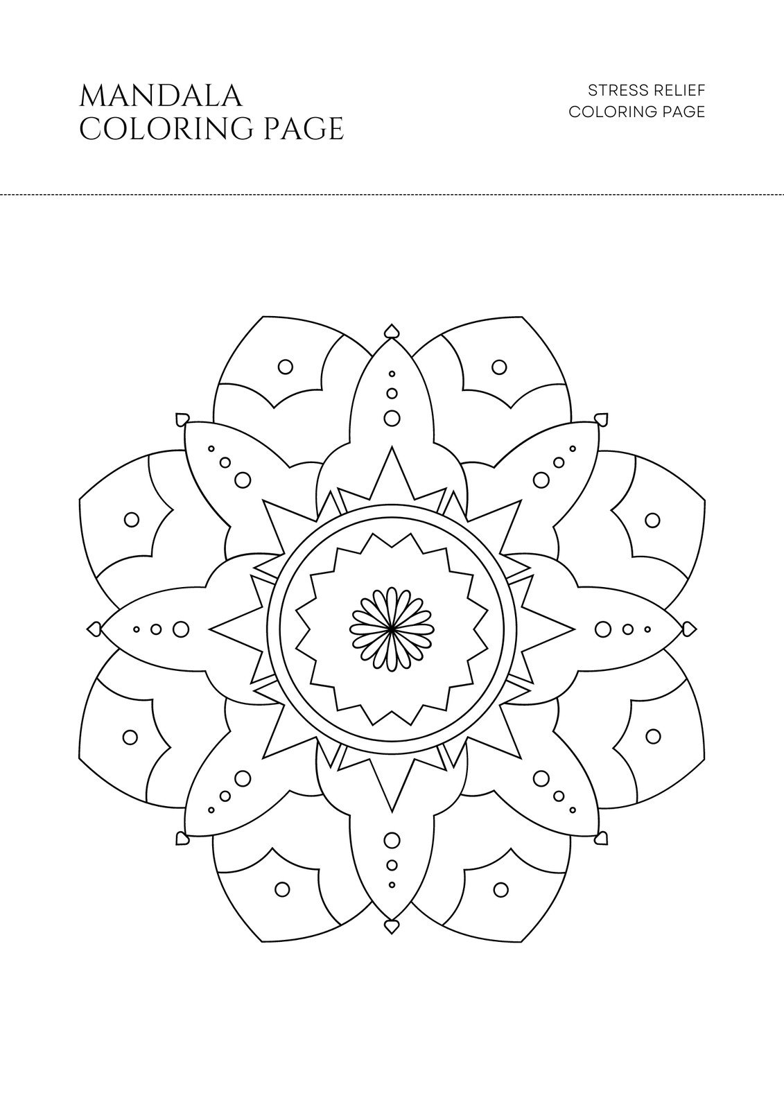 192+ Printable Popular Stress Relief Coloring Pages for Adults 82