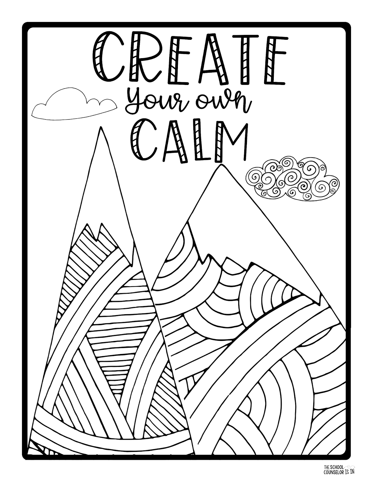 192+ Printable Popular Stress Relief Coloring Pages for Adults 91