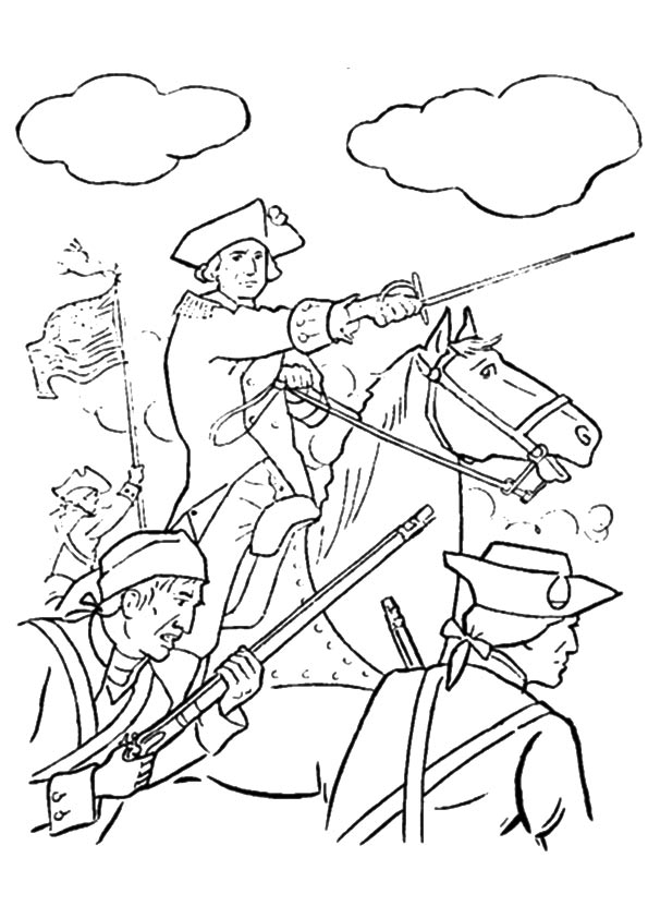 194 George Washington Coloring Pages Printable 101