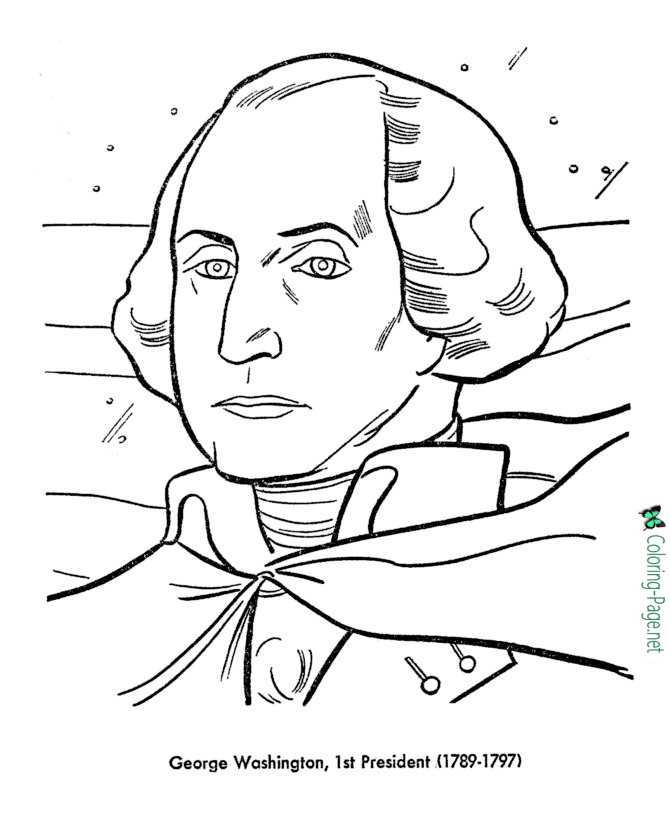 194 George Washington Coloring Pages Printable 111