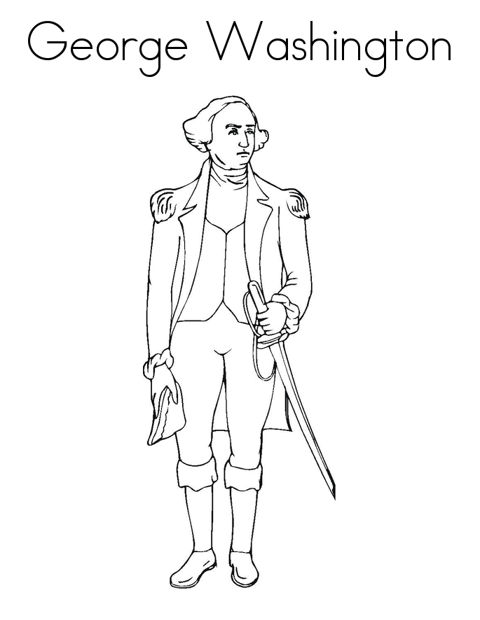 194 George Washington Coloring Pages Printable 116