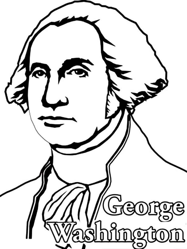 194 George Washington Coloring Pages Printable 125