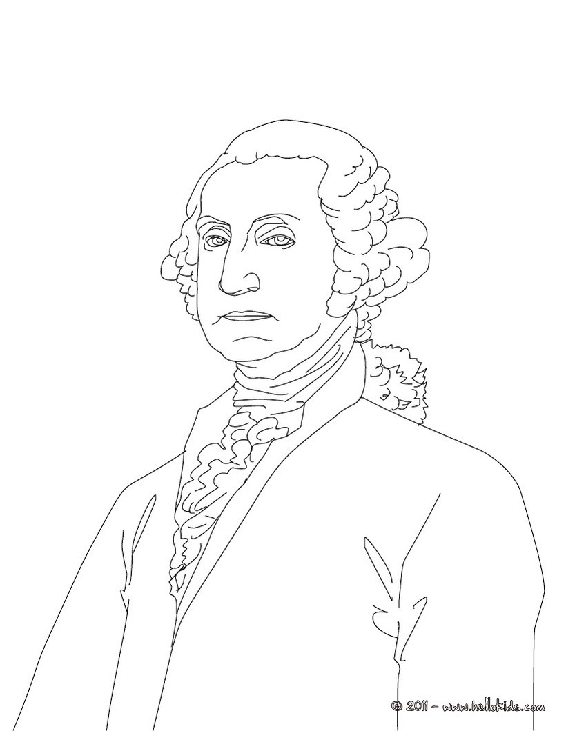 194 George Washington Coloring Pages Printable 134