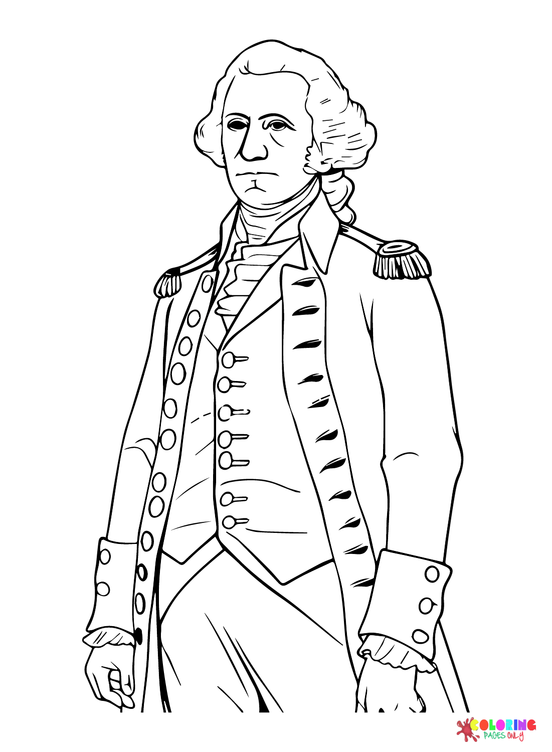 194 George Washington Coloring Pages Printable 142