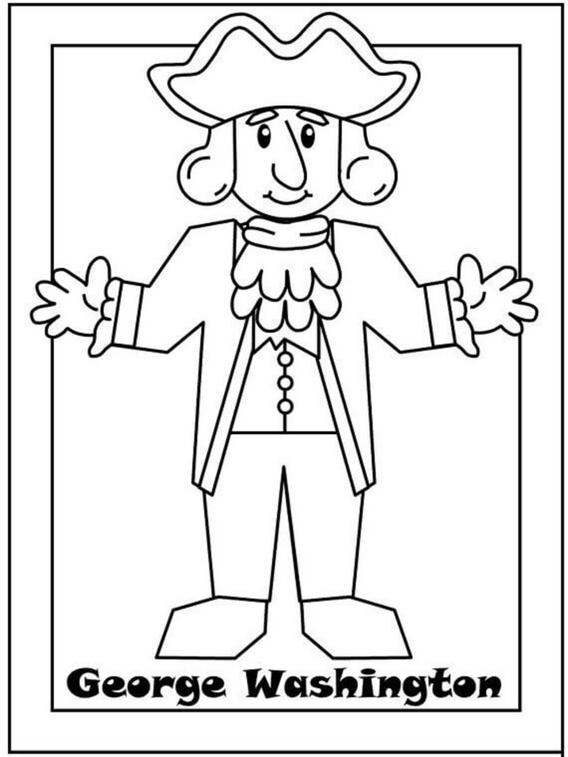 194 George Washington Coloring Pages Printable 148