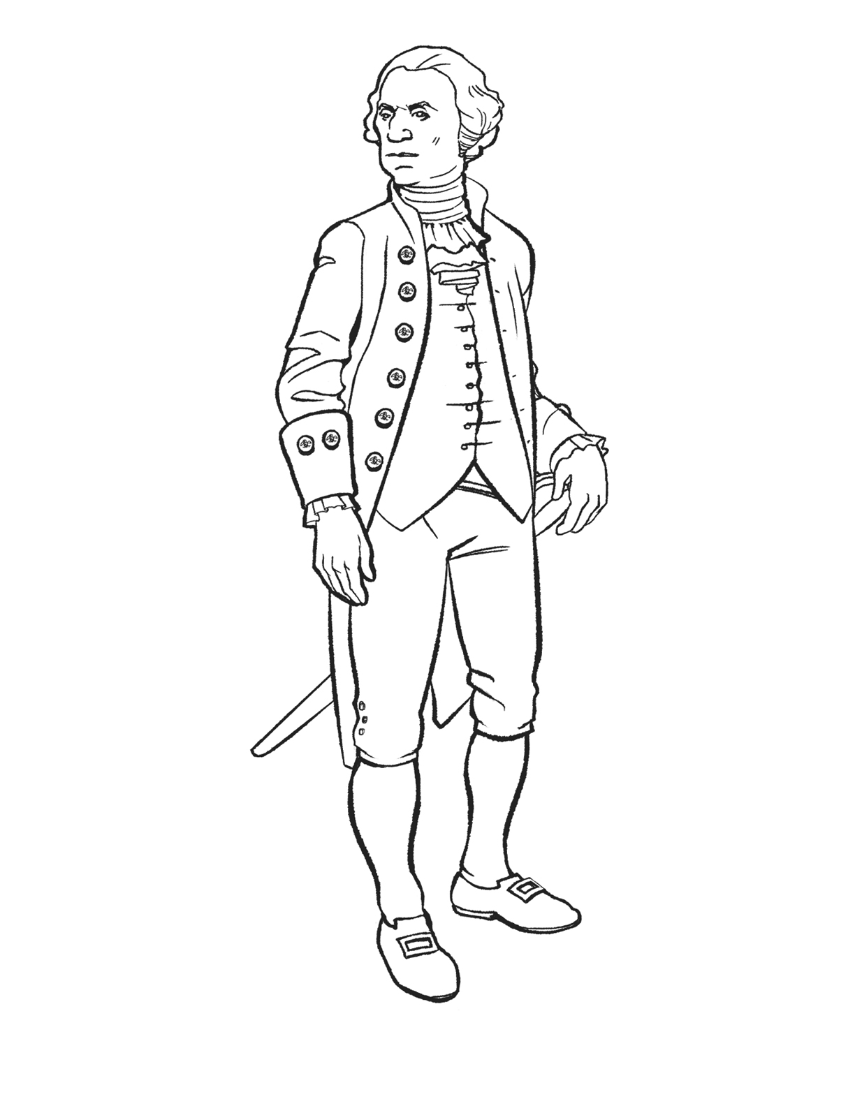 194 George Washington Coloring Pages Printable 154