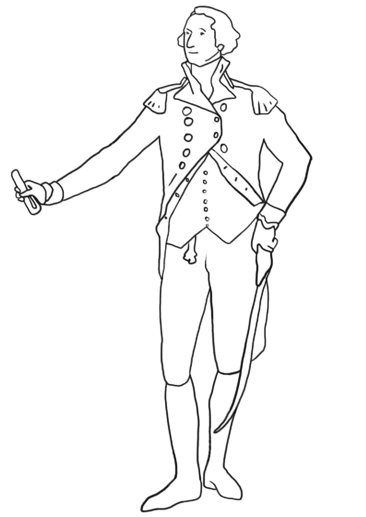 194 George Washington Coloring Pages Printable 158