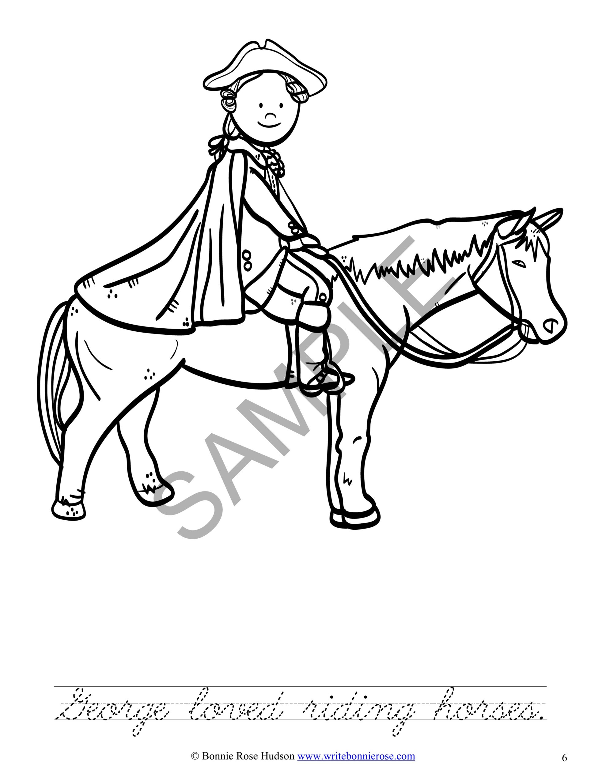 194 George Washington Coloring Pages Printable 175