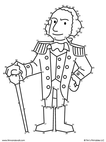 194 George Washington Coloring Pages Printable 34