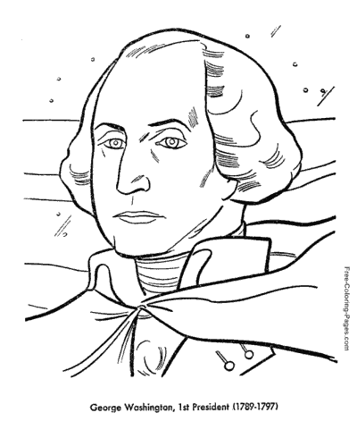 194 George Washington Coloring Pages Printable 44