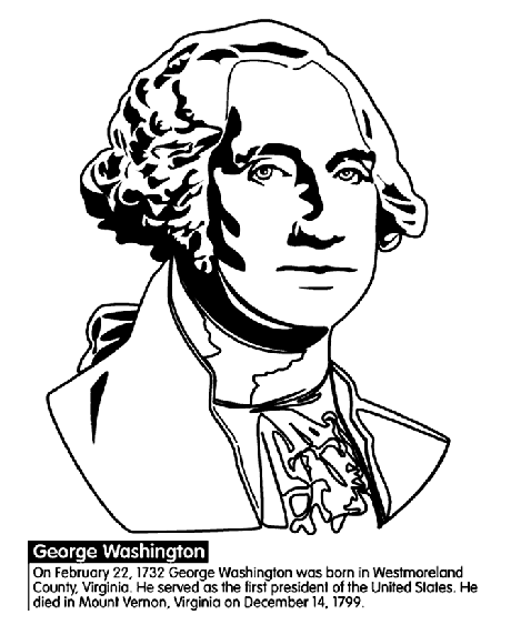 194 George Washington Coloring Pages Printable 59