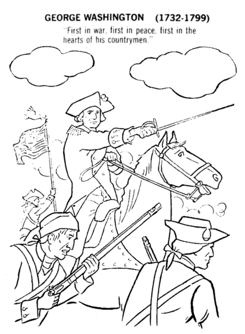 194 George Washington Coloring Pages Printable 66