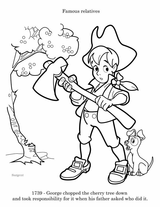 194 George Washington Coloring Pages Printable 72