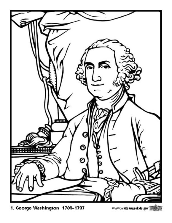 194 George Washington Coloring Pages Printable 78